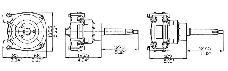 UFLEX T74NRFC méretek UFLEX T74NRFC méretek
