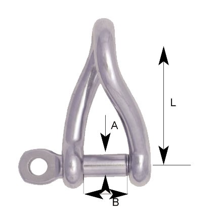 Aquinox csavart sekli – Csapszeg: 4 mm