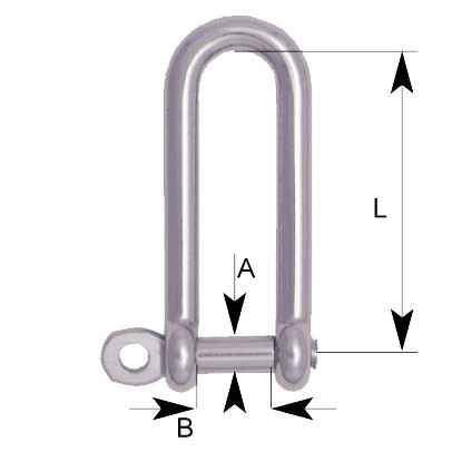Aquinox hosszú kivitelű sekli – Csapszeg: 4 mm