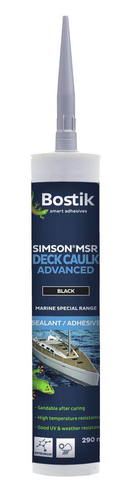 Bostik Deck Caulk MSR-DC fedélzeti fugázó, fekete, 290 ml