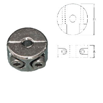 Drótkötél szorító AQUINOX – Drótméret: 3 mm