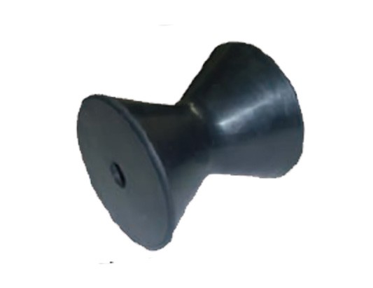 Orr-/kielgörgő keménygumiból – Ø75 mm, tengely Ø13 mm, 80 mm