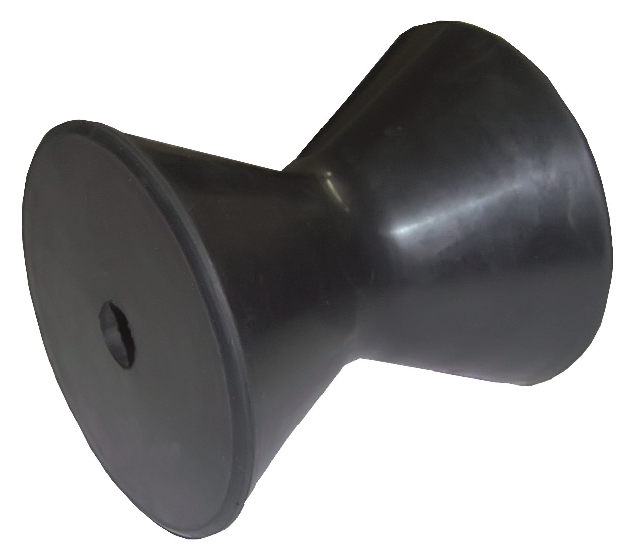 Orr-/kielgörgő keménygumiból – Ø75 mm, tengely Ø13 mm, 80 mm