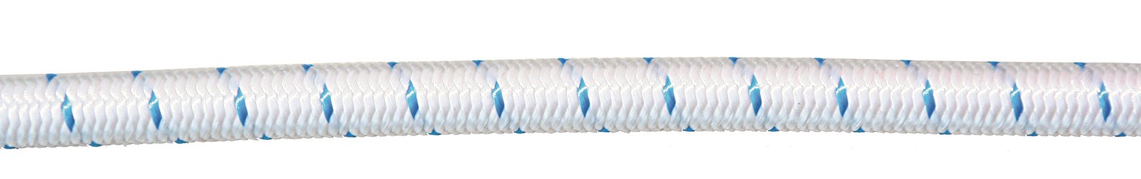 Gumikötél nylonfonattal, fehér, Ø3 mm – 3 mm Fehér