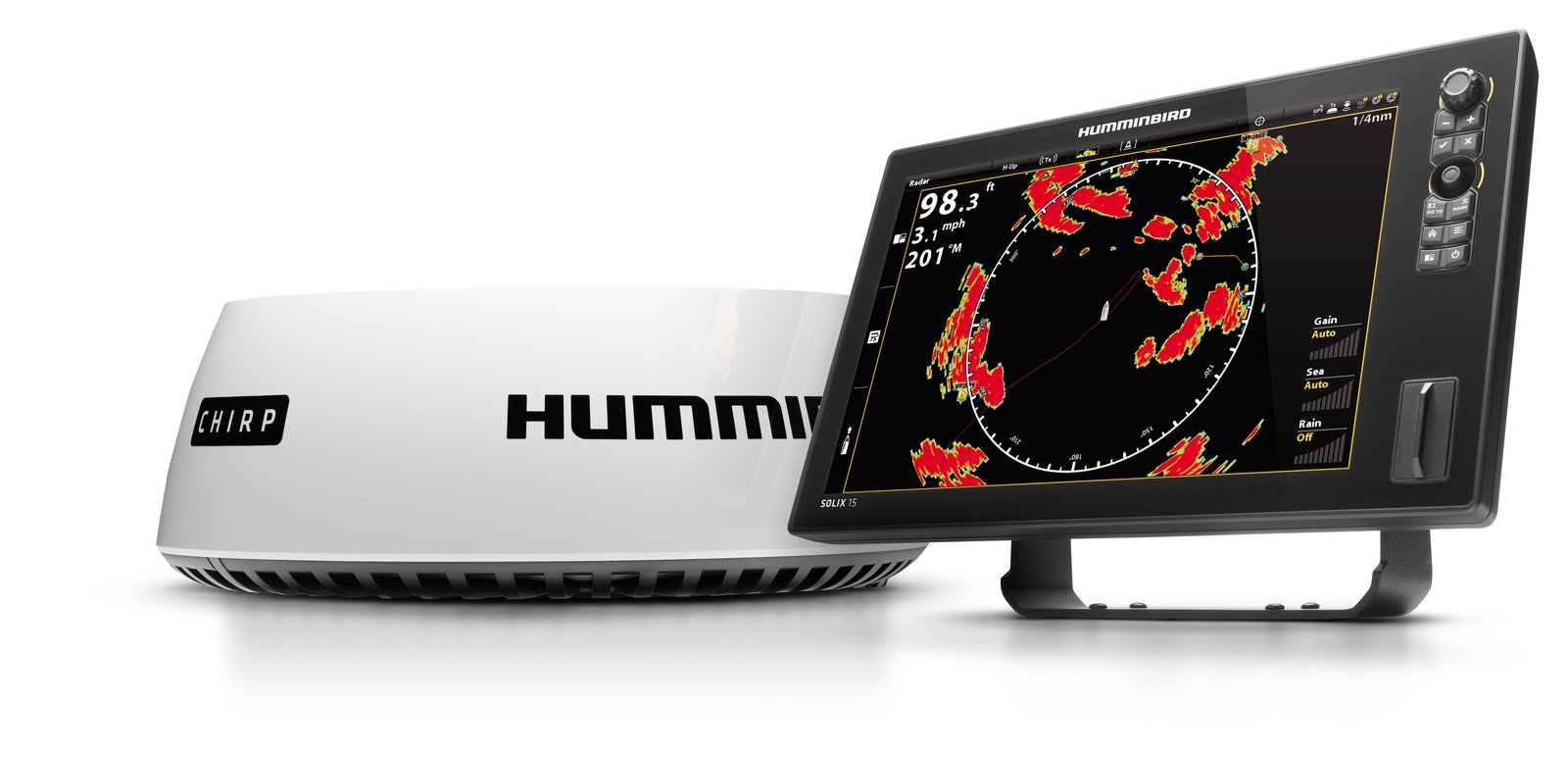 Humminbird HB2124 CHIRP hajóradar