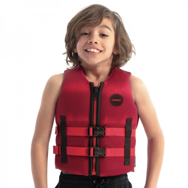 Jobe Neo Vest Youth gyerek mentőmellény piros – S / gyerek / piros
