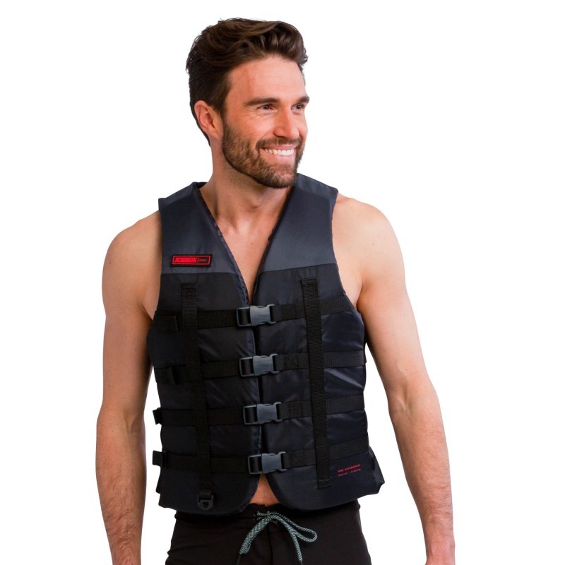 Jobe Dual Vest vízisímellény 50N fekete – S/M / 50–70 kg / fekete