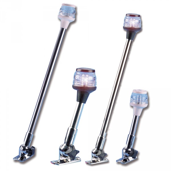 Dönthető körfény, fekete, 12 V, 23 cm – fekete burkolat / dönthető / 23 cm