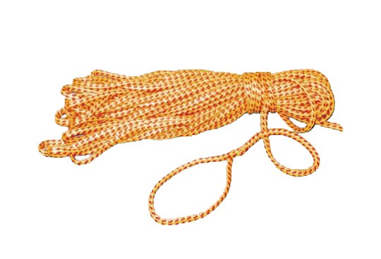 Mentőgyűrű úszó dobókötél – 8 mm, 30 m, sárga/piros