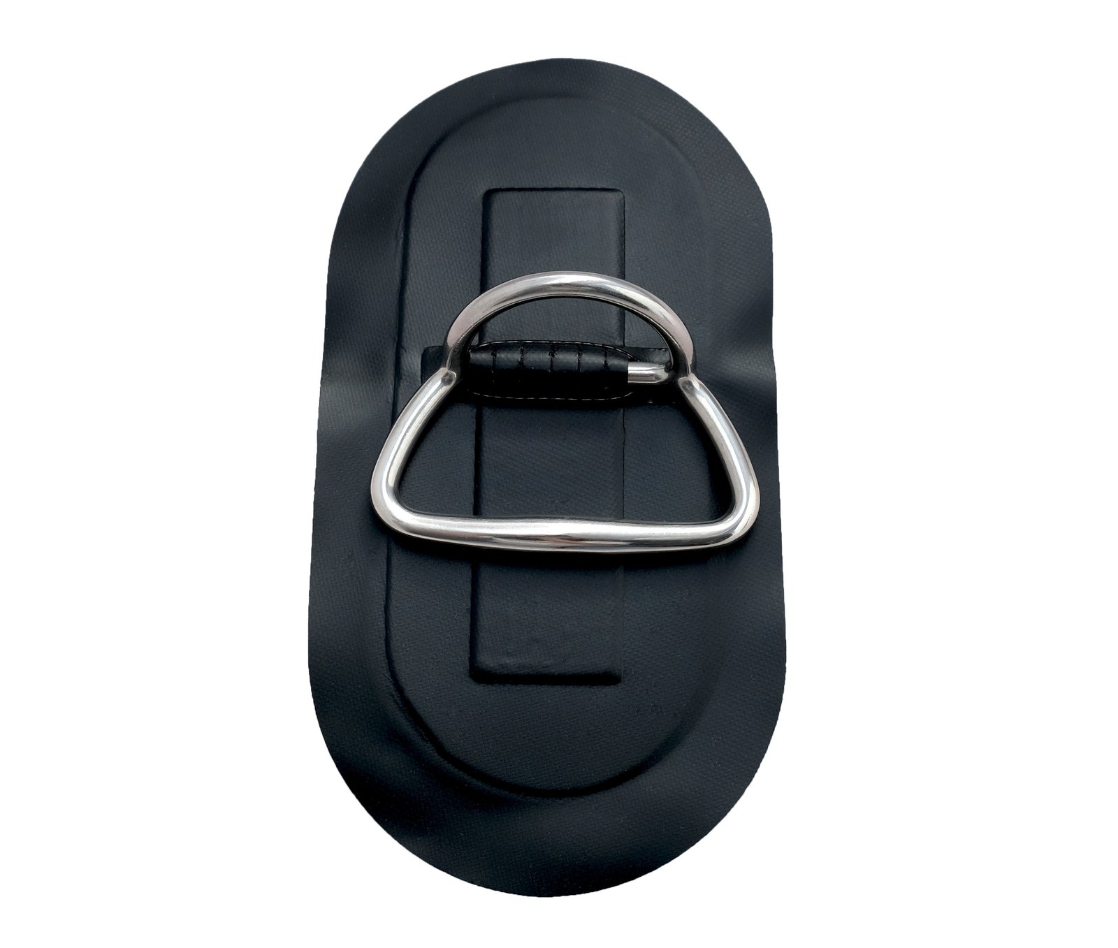 Gumicsónak orrgyűrű hordfogantyúval, fekete – Fekete, kb. 250 × 135 mm
