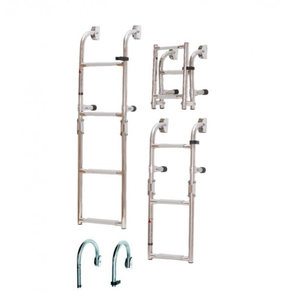 Összecsukható fürdőlétra – 2+1 fok 66cm