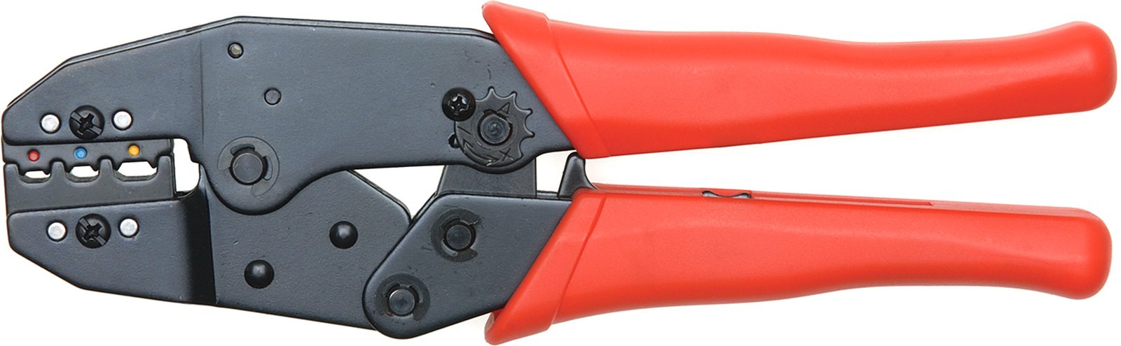 Krimpelőfogó előszigetelt sarukhoz (0,5–6 mm²) – 0,5–6,0 mm², racsnis