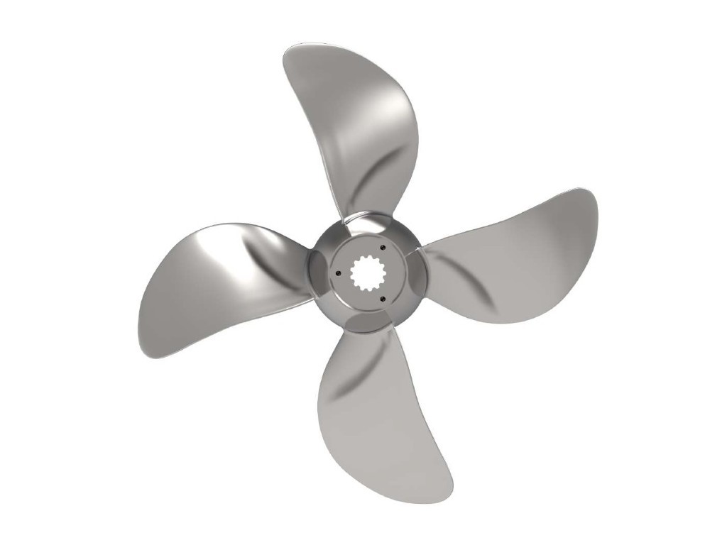ePropulsion X12 propeller (rozsdamentes, 11-13/16˝ × 15-3/8˝, jobbmenetes)