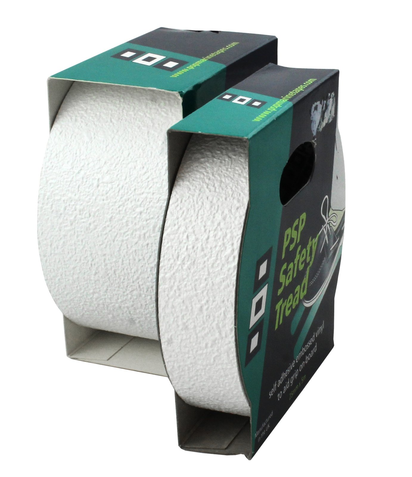 PSP csúszásgátló csík öntapadós – Fehér 25mm x 5m