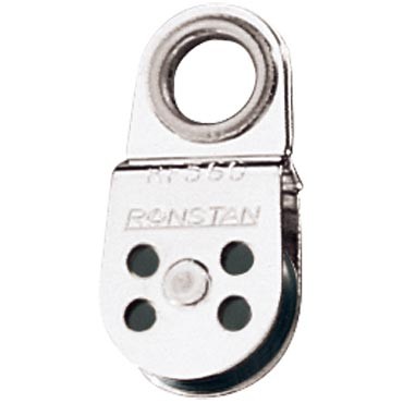 Ronstan drótkötél csiga 19 mm, szemes kengyeles
