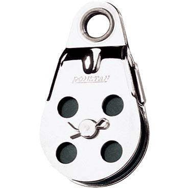 Ronstan drótkötél csiga 45 mm, szemes kengyeles
