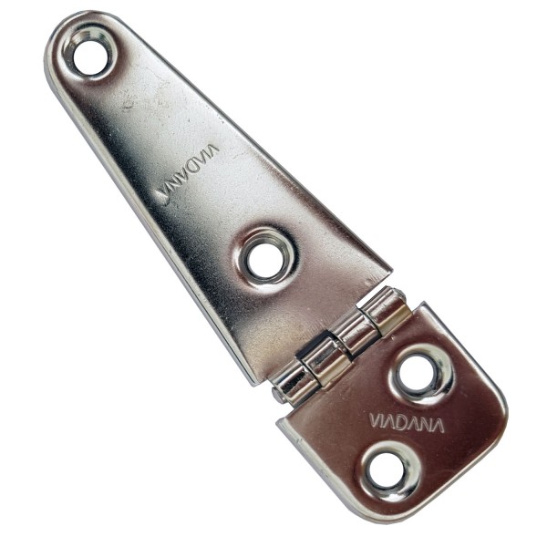 Rozsdamentes zsanér, 103 × 32 mm