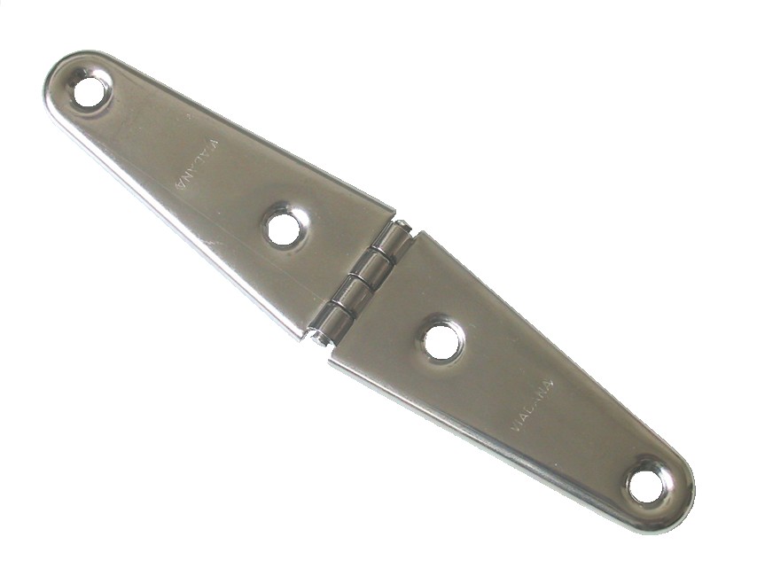 Rozsdamentes zsanér, 145 × 32 mm