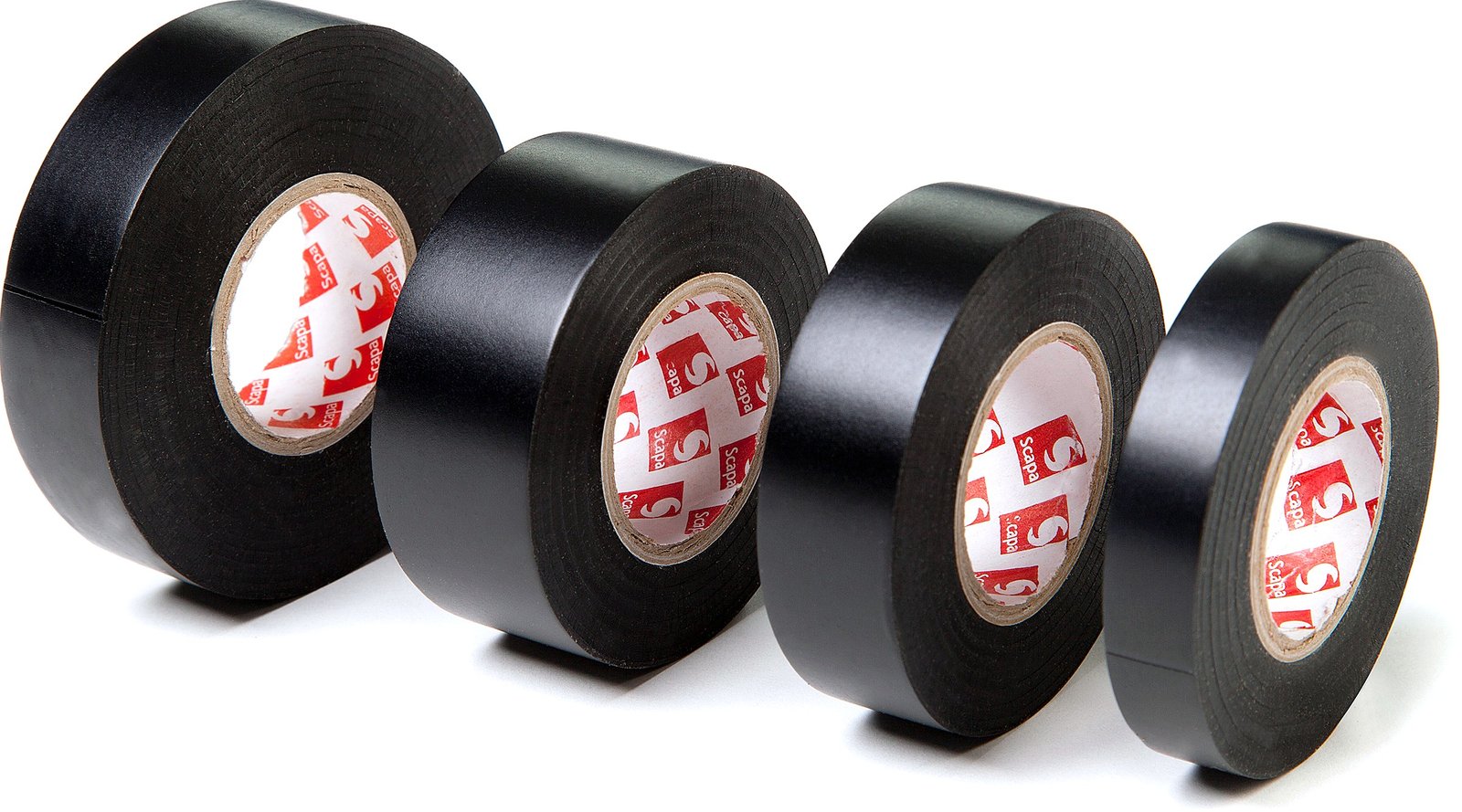 Öntapadós PVC szigetelőszalag – 12 mm, 20 m, fekete