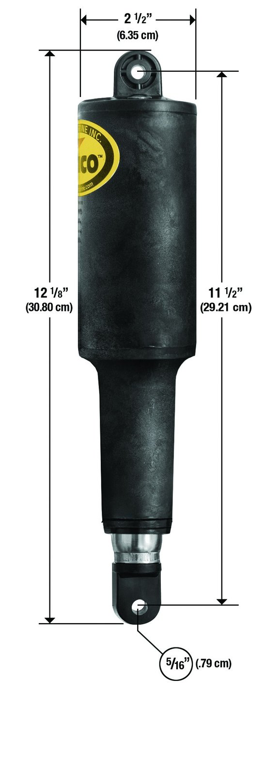 Lenco csere trimmlap henger 12 V, 57 mm lökettel
