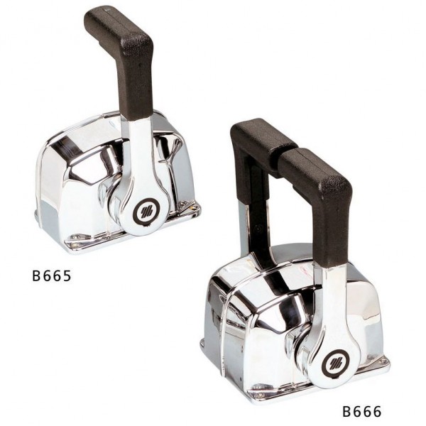Ultraflex B665 felületre szerelhető irányváltó kar és gázkar – B665 / felületi / egykaros