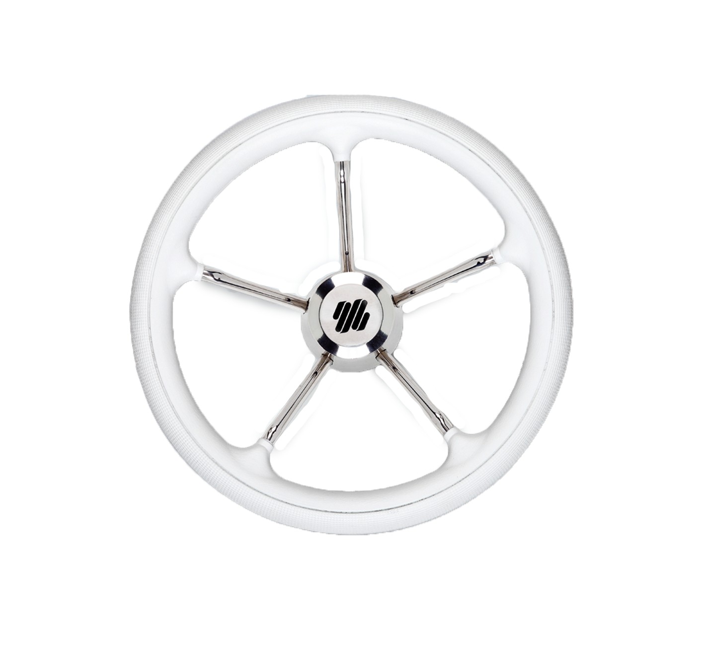 Ultraflex V29W hajókormány kerék, 350 mm, fehér poliuretán markolattal – V29W / 350 mm / fehér markolat