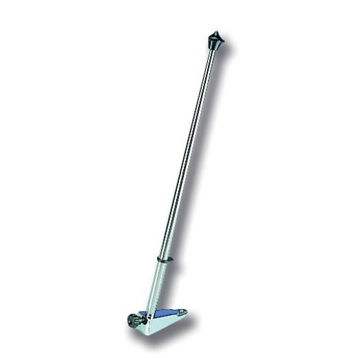 Zászlórúd krómozott dekkre – Hossz: 40 cm