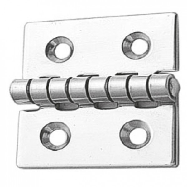 Zsanér rozsdamentes A2, 40 × 40 mm – 40 × 40 × 1,5 mm